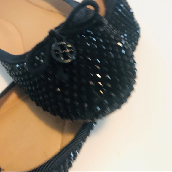 TORY BURCH | black studs on black FLATS | 9.5 - Picture 5 of 14